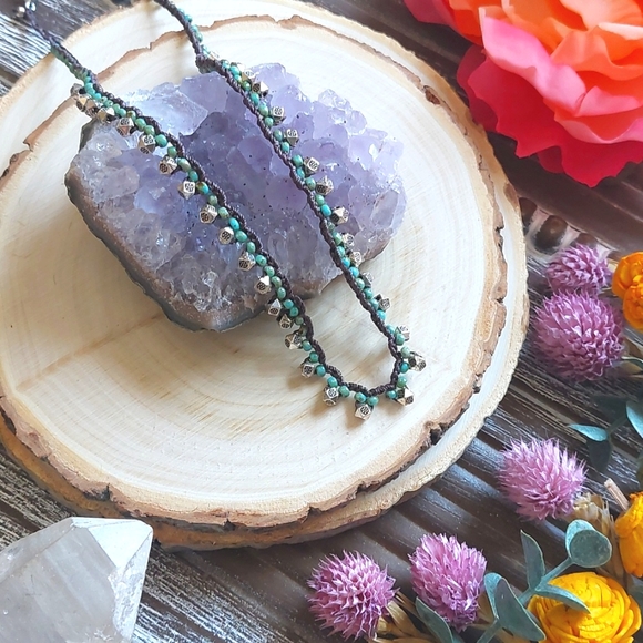 Bohemian Necklace, Turquoise Handcrafted by Rust Belt R… - Picture 6 of 15